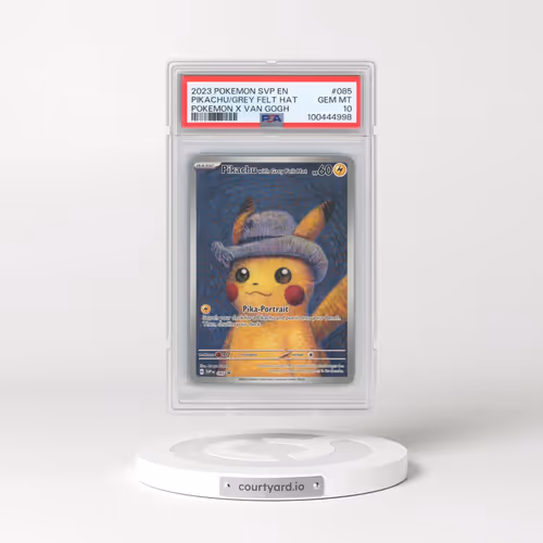 2023 Pokémon Svp EN-SV Black Star Promo #085 Pikachu With Grey Felt Hat - Pokemon X Van Gogh (PSA 10