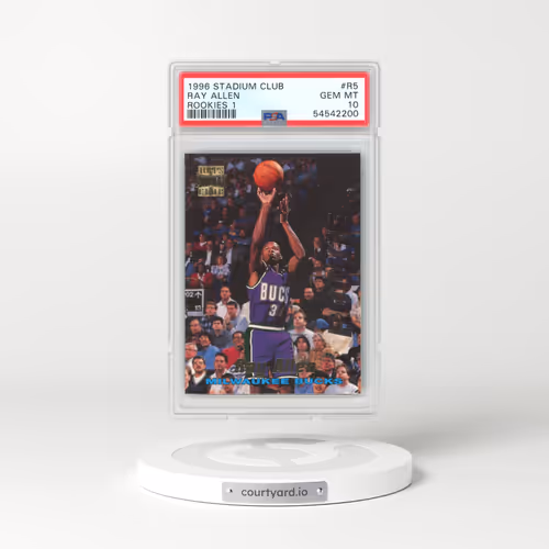 1996 Stadium Club Rookies 1 #R5 Ray Allen (PSA 10 GEM MINT)