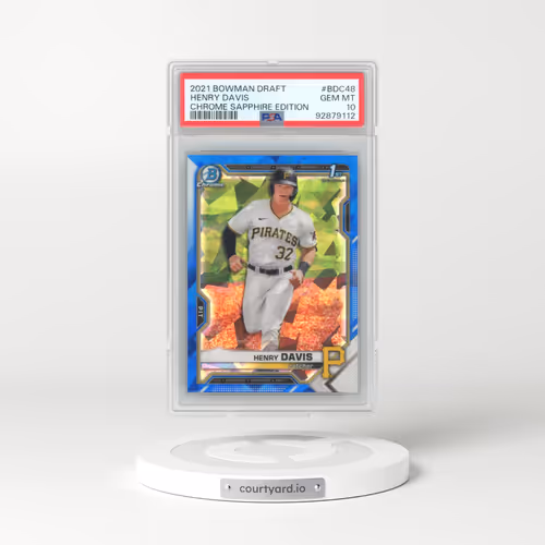 2021 Bowman Draft Chrome Sapphire Edition #BDC48 Henry Davis (PSA 10 GEM MINT)