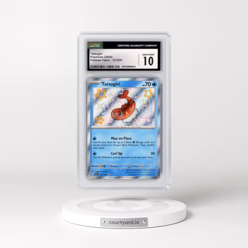 2024 Paldean Fates - PAF EN #127/091 Tatsugiri - Shiny Rare Holo (CGC 10 GEM MINT)
