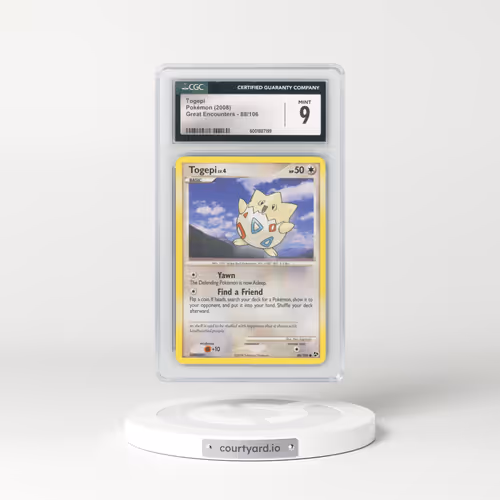 2008 Great Encounters #88/106 Togepi (CGC 9 MINT)
