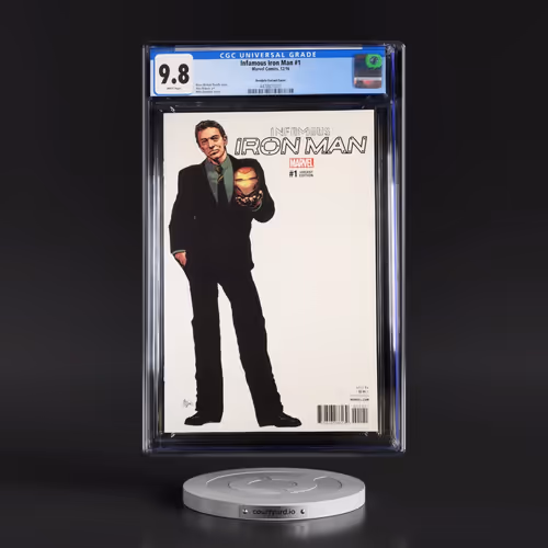 Infamous Iron Man #1 CGC 9.8 White Pages (Marvel Comics, 12/16) - Universal Deodato Variant Cover