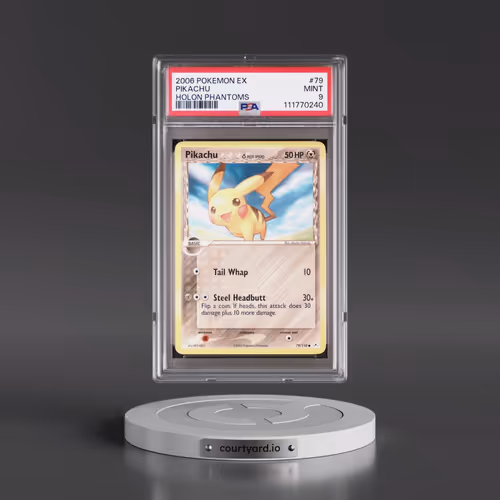 2006 Pokémon EX Holon Phantoms #79 Pikachu (PSA 9 MINT)