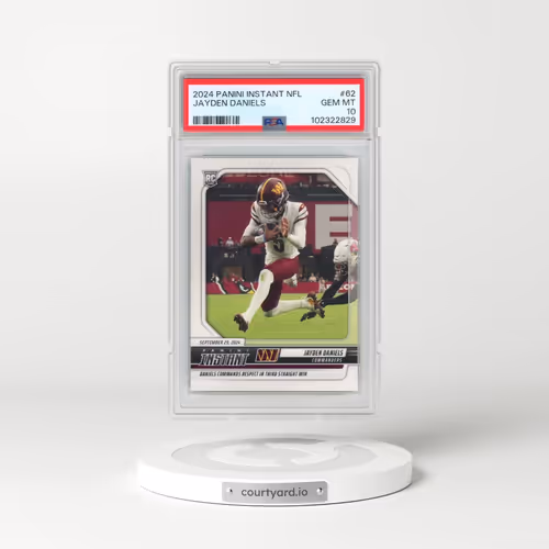2024 Panini Instant NFL #62 Jayden Daniels (PSA 10 GEM MINT)