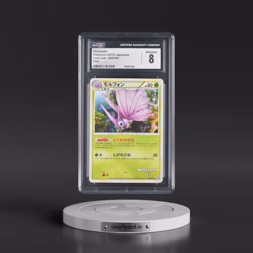 2010 Lost Link #002/040 Venomoth - Holo (CGC 8 NM-MT)
