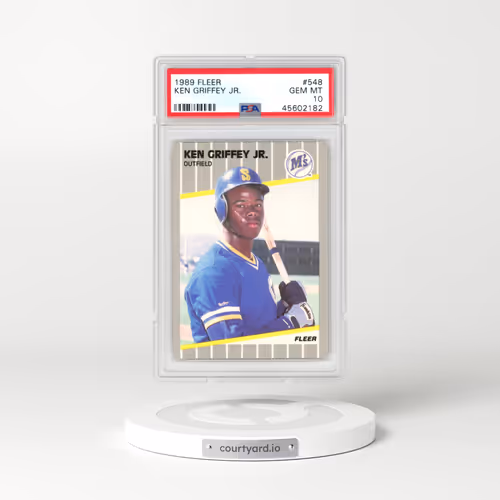 1989 Fleer #548 Ken Griffey Jr (PSA 10 GEM MINT)