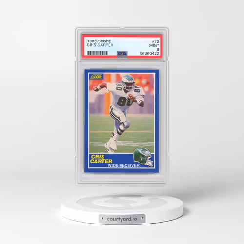 1989 Score #72 Cris Carter (PSA 9 MINT)