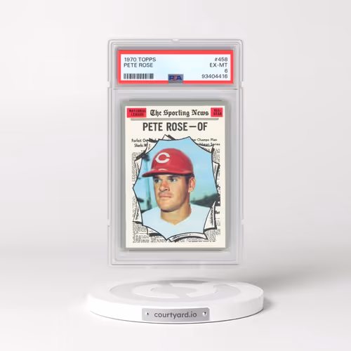 1970 Topps #458 Pete Rose (PSA 6 EX-MT)