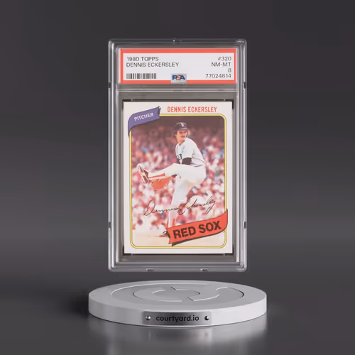 1980 Topps #320 Dennis Eckersley (PSA 8 NM-MT)