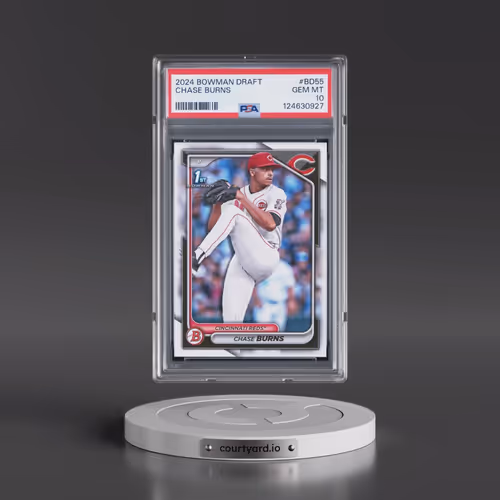 2024 Bowman Draft #BD55 Chase Burns (PSA 10 GEM MINT)