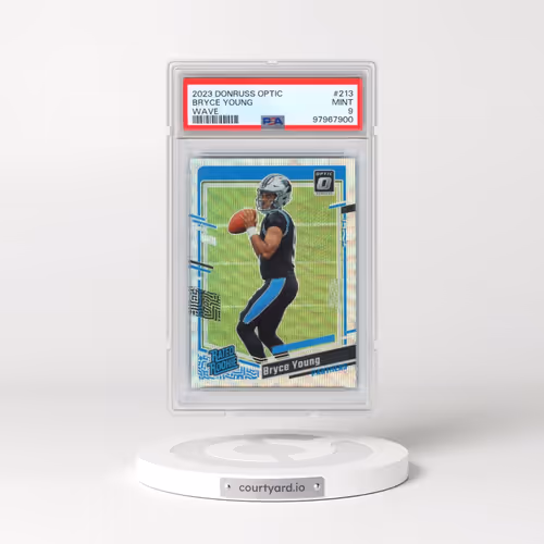 2023 Panini Donruss Optic #213 Bryce Young - Wave (PSA 9 MINT)