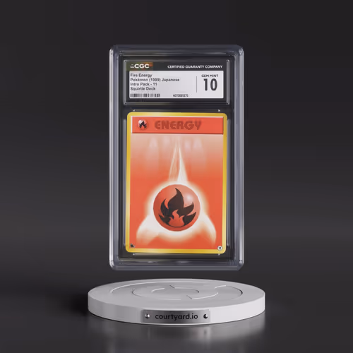 1999 Intro Pack #11 Fire Energy - Squirtle Deck (CGC 10 GEM MINT)