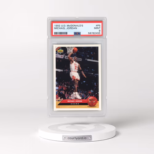 1992 Upper Deck McDonald's #P5 Michael Jordan (PSA 9 MINT)
