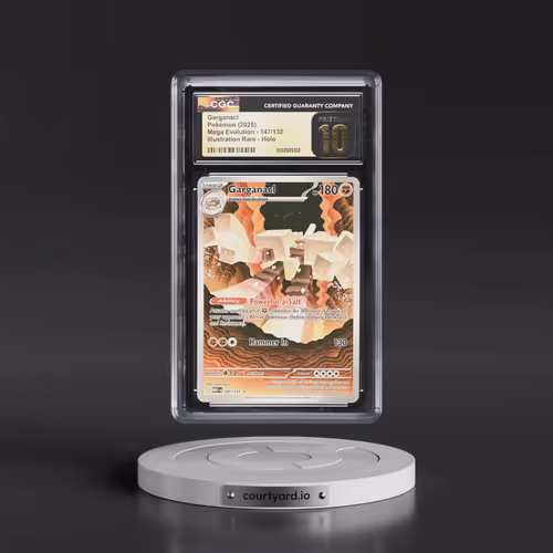 2025 Mega Evolution - MEG EN #147/132 Garganacl - Illustration Rare Holo (CGC 10 PRISTINE)