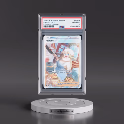 2023 Pokémon Sword and Shield Crown Zenith #GG64 Melony - Full Art (PSA 10 GEM MINT)