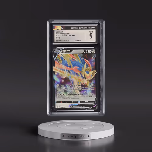 2023 Crown Zenith #095/159 Zacian V - Holo (CGC 9 MINT)