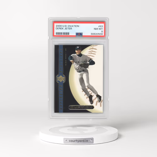 2000 Upper Deck Ovation #83 Derek Jeter (PSA 8 NM-MT)