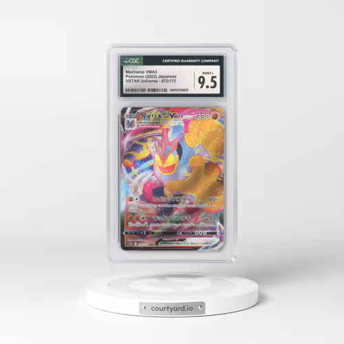 2022 Japanese VSTAR Universe #72 Machamp VMAX - Full Art Holo (CGC 9.5 MINT+)