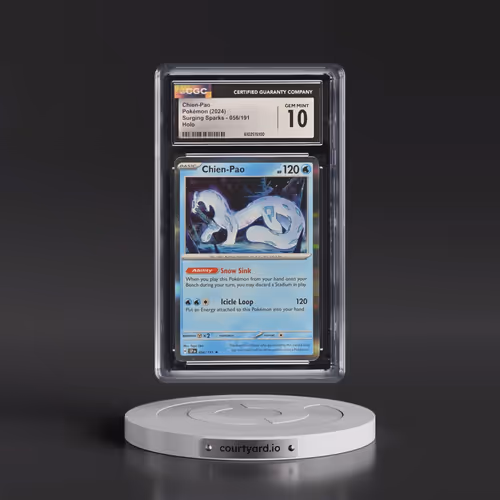 2024 Surging Sparks - SSP EN #056/191 Chien-Pao - Holo (CGC 10 GEM MINT)