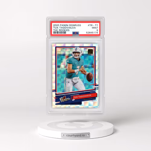 2020 Panini Donruss the Rookies #TR-TT Tua Tagovailoa (PSA 9 MINT)