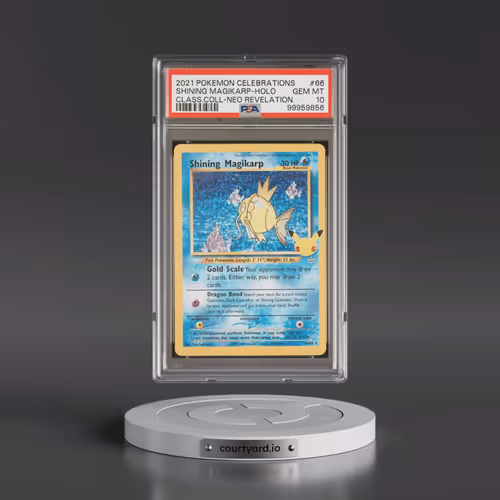 2021 Pokémon Celebrations Classic Collection #66 Shining Magikarp - Holo Holo (PSA 10 GEM MINT)