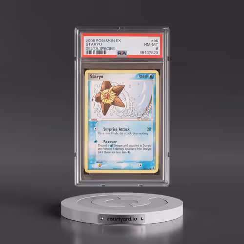 2005 Pokémon EX Delta Species #85 Staryu (PSA 8 NM-MT)