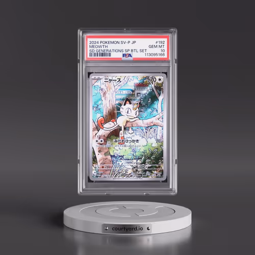 2024 Pokémon SV-P Promo #192 Meowth - Start Deck Generations Special Battle Set (PSA 10 GEM MINT)