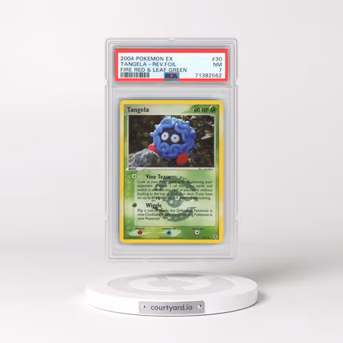2004 Pokémon EX Fire Red & Leaf Green #30 Tangela - Reverse Foil (PSA 7 NM)