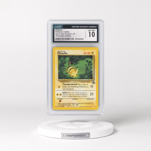 1999 Black Star Promos #27 Pikachu - The Power of One (CGC 10 GEM MINT)