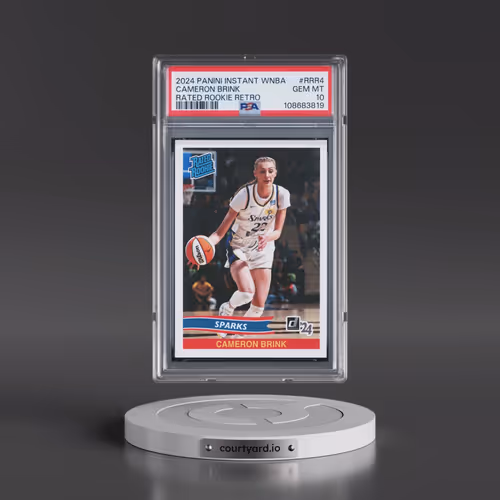 2024 Panini Instant WNBA Rated Rookie Retro #RRR4 Cameron Brink (PSA 10 GEM MINT)