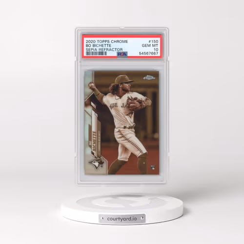2020 Topps Chrome #150 Bo Bichette - Sepia Refractor (PSA 10 GEM MINT)