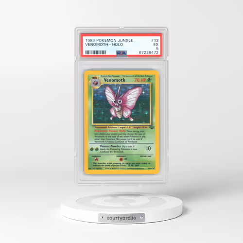 1999 Jungle #13 Venomoth - Holo (PSA 5 EX)