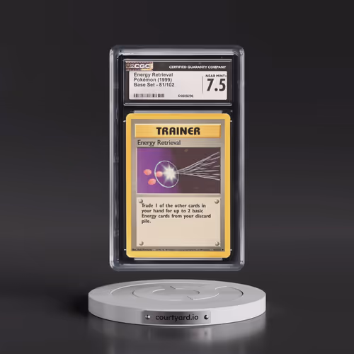 1999 Base Set #81/102 Energy Retrieval (CGC 7.5 NM+)