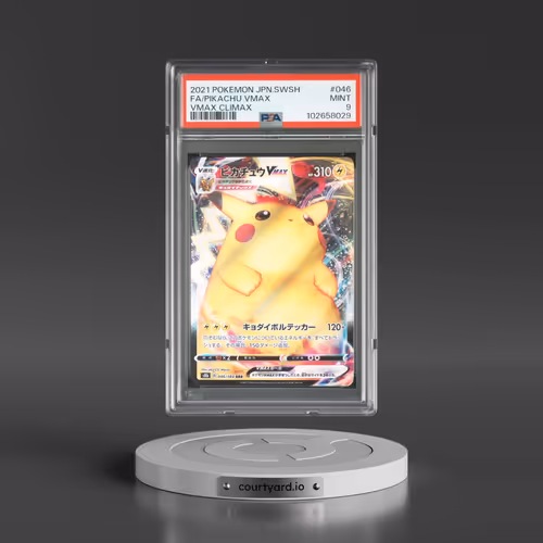 2021 Pokémon Sword & Shield Vmax Climax #046 Pikachu Vmax - Full Art (PSA 9 MINT)
