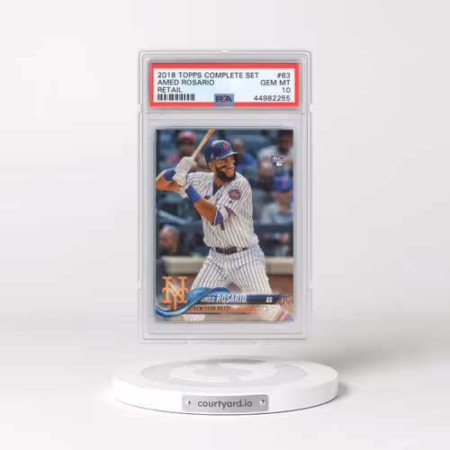 2018 Topps Complete Set #63 Amed Rosario - Retail (PSA 10 GEM MINT)