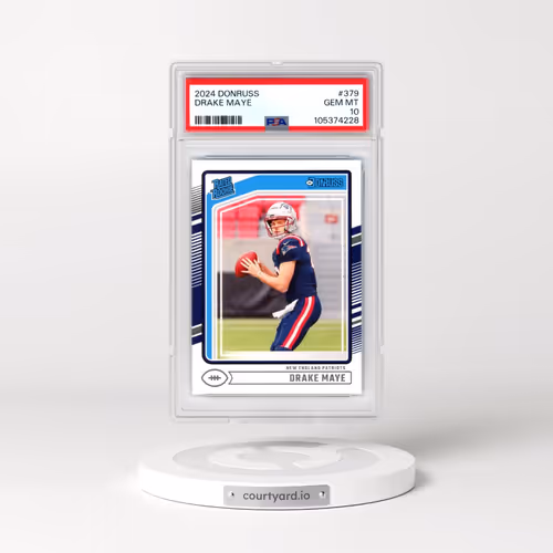 2024 Panini Donruss #379 Drake Maye (PSA 10 GEM MINT)