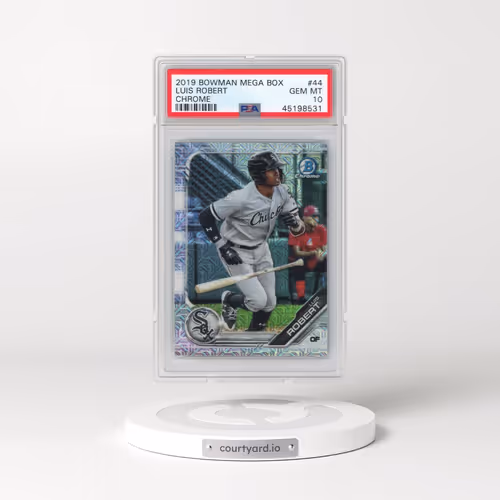 2019 Bowman Mega Box Chrome #44 Luis Robert (PSA 10 GEM MINT)