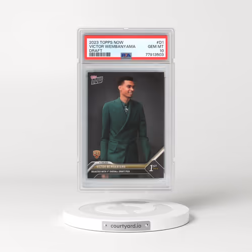 2023 Topps Now Draft #D1 Victor Wembanyama (PSA 10 GEM MINT)