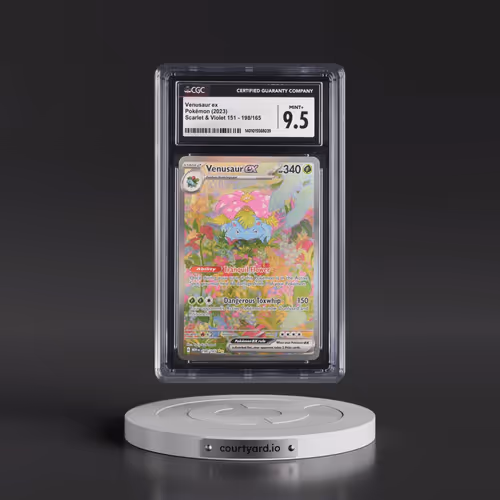 2023 Scarlet & Violet 151 - MEW EN #198/165 Venusaur ex - Special Illustration Rare (Holo) (CGC 9.5