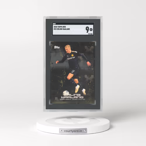 2020 Topps Bvb #25 Erling Haaland (SGC 9 MINT)