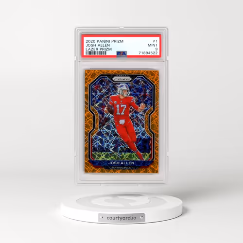 2020 Panini Prizm #1 Josh Allen - Lazer Prizm (PSA 9 MINT)