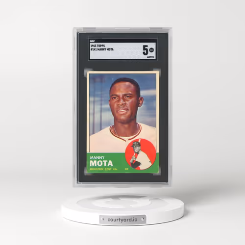 1963 Topps #141 Manny Mota (SGC 5 EX)