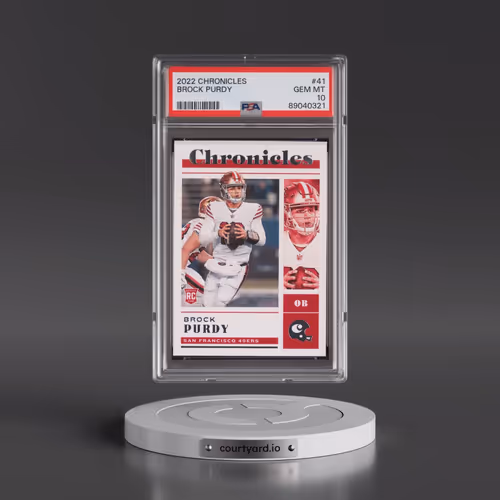 2022 Panini Chronicles #41 Brock Purdy (PSA 10 GEM MINT)