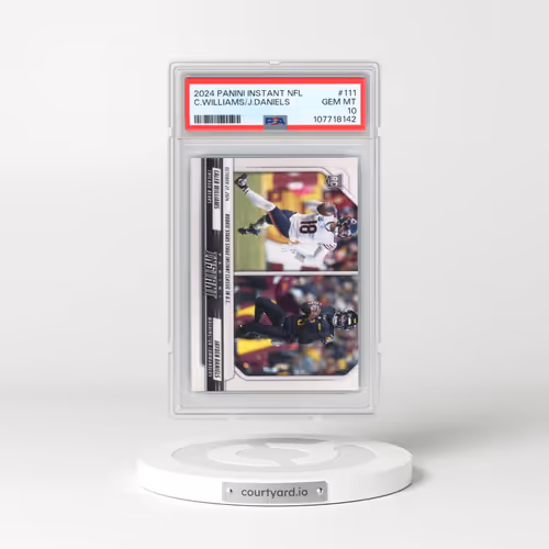 2024 Panini Instant NFL #111 Caleb Williams/Jayden Daniels (PSA 10 GEM MINT)