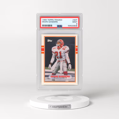 1989 Topps Traded #30T Deion Sanders (PSA 9 MINT)