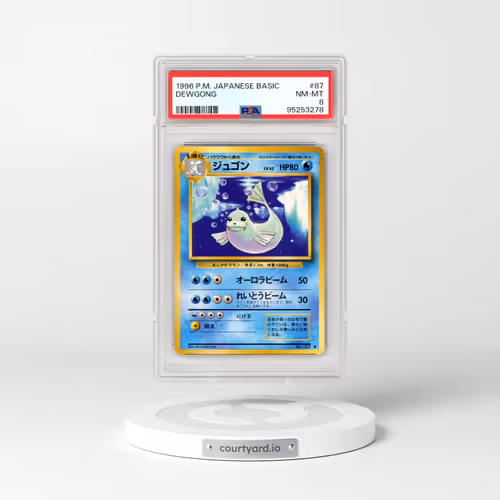 1996 Pokémon Basic #87 Dewgong (PSA 8 NM-MT)