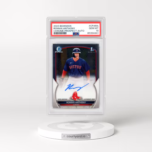 2023 Bowman Chrome Prospect Autographs #CPARA Roman Anthony (PSA 10 GEM MINT)