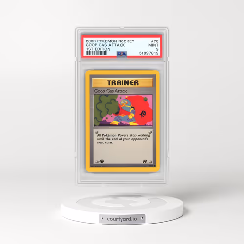 2000 Pokémon Rocket #78 Goop Gas Attack - 1st Edition (PSA 9 MINT)