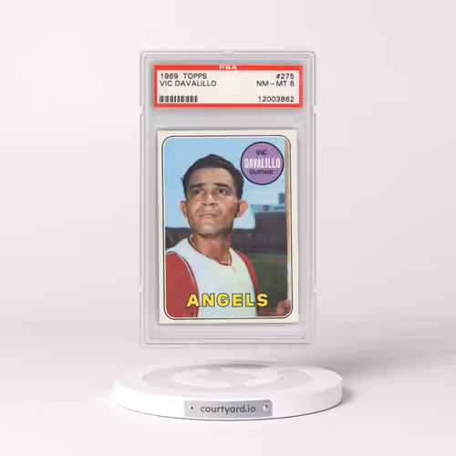1969 Topps #275 Vic Davalillo (PSA 8 NM-MT)