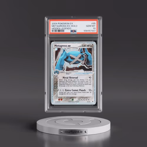 2004 Pokémon EX Hidden Legends #95 Metagross EX - Holo Holo (PSA 10 GEM MINT)